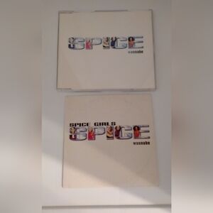 Lot Of 2 Spice Girls wannabe CD singles. UK & French Card Case